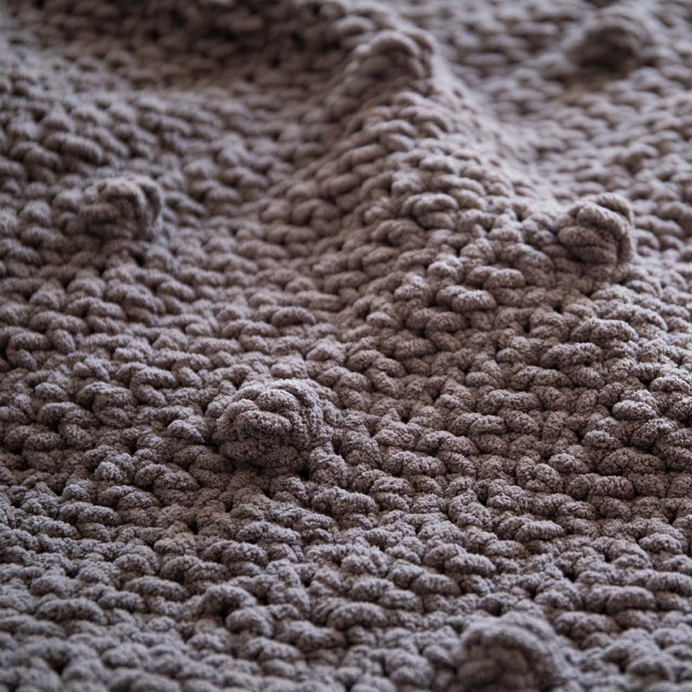Create it Teddy Bobble Blanket Crochet Kit Yarnplaza