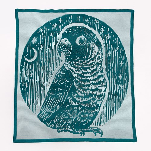 Little Green Feather Blanket Yarnkit - Without Pattern