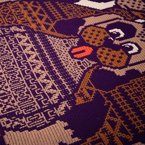 Zen Tangle Dogs Blanket Mosaic Crochetkit - With Digital Pattern-2