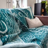 Little Green Feather Blanket Yarnkit - Without Pattern-3