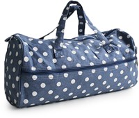 Knitting Bag Denim Polka Dot