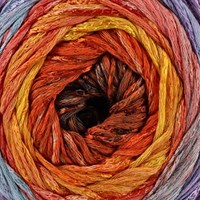 Lang Yarns Paradise 059 Orange/Yellow/Lilac-2