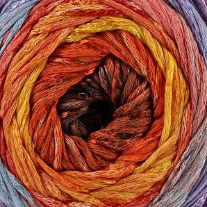 Lang Yarns Paradise 059 Orange/Yellow/Lilac-2