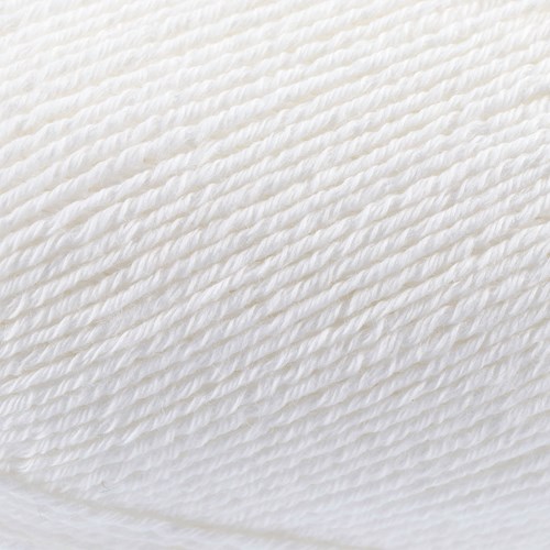Lana Grossa Meilenweit 100 Cotone Vegano 016 White-2
