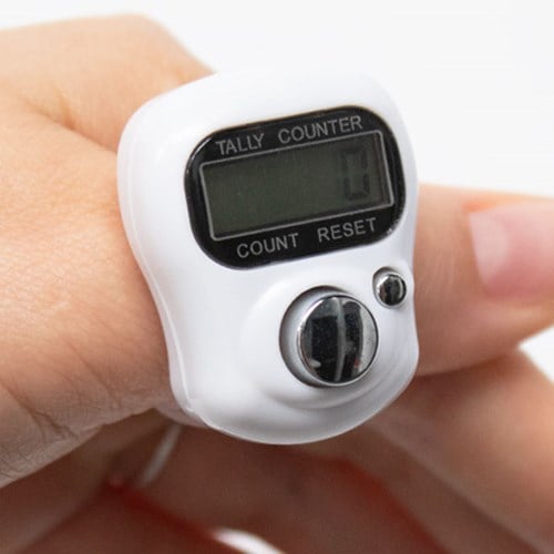 Digital Row Counter White