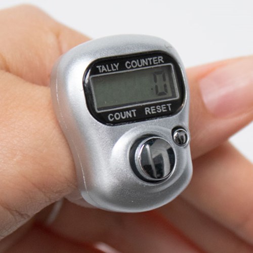 Digital Row Counter Silver
