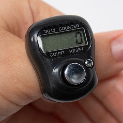 Digital Row Counter Black