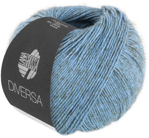 Lana Grossa Diversa 016 Grey-blue