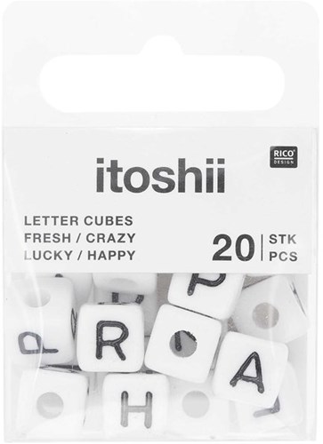Rico Cube Bed Bracelet Set fresh/crazy/lucky/happy - White-2