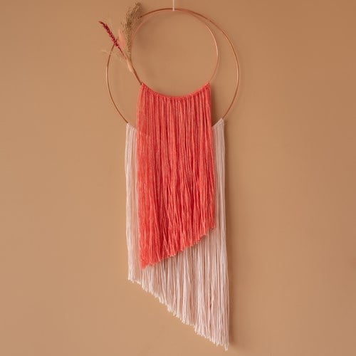 Macramé Pattern Yarn and Colors Double Trouble Wall Hanging 2.0