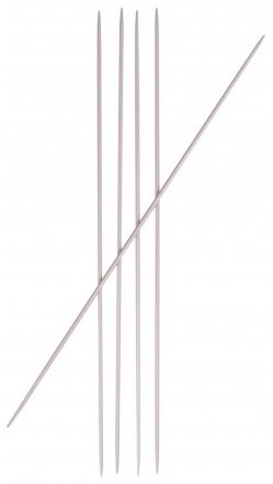 Drops Basic Double Pointed Needles Aluminium 20cm 4,0mm