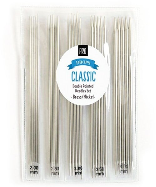 Drops Pro Classic Double Pointed Needle Set - Order online at