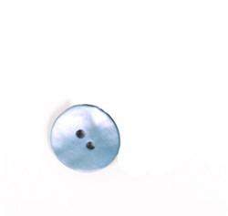Drops Button Round Blue 15mm
