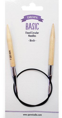 Drops Basic Circular Knitting Needles Wood 40cm 7mm