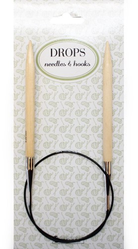 Drops Circular Knitting Needles Wood 60cm 8mm