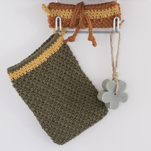 Crochet Pattern Yarn and Colors Be Gentle Washcloths-3