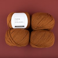 Yarn and Colors Soft Serene Socks Crochet Kit 2 Satay