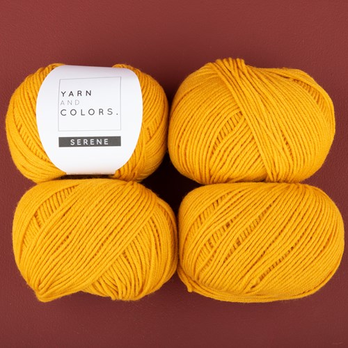 Yarn and Colors Soft Serene Socks Crochet Kit 1 Mustard