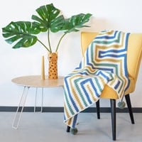 details amazing stripey blanket