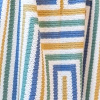 details amazing stripey blanket