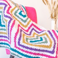 Crochet Pattern Yarn and Colors Amazing C2C Blanket-2