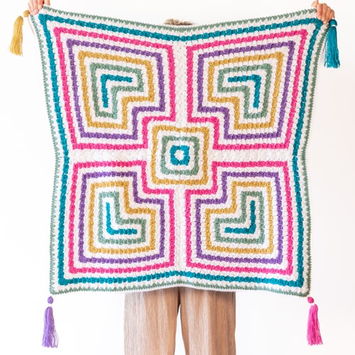 Yarn and Colors Amazing C2C Blanket Crochet Kit 094-3