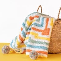 Yarn and Colors Square Darts Blanket