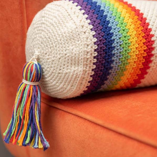 Yarn and Colors Rainbow Roll Crochet Kit 