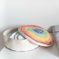 Yarn and Colors Rainbow Rug Crochet Kit 