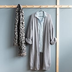 Knitting Pattern Yarn and Colors Maxi Cardigan