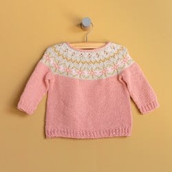 Knitting Pattern Yarn and Colors Hanna Sweater