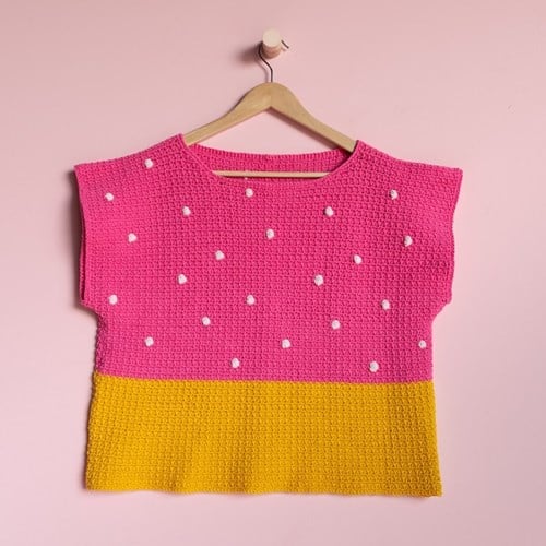 Crochet Pattern Yarn and Colors 'Baby You Look Fabulous' Top-2