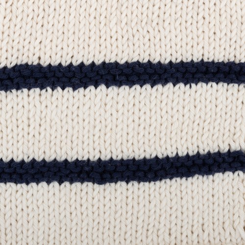 Yarn and Colors Striped Jumper Knit Knit 3 S Dark Blue-2