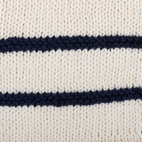 Yarn and Colors Striped Jumper Knit Knit 3 XL Dark Blue-2
