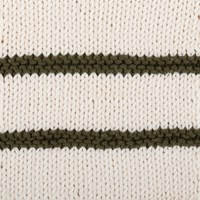 Yarn and Colors Striped Jumper Knit Knit 4 S Khaki-2