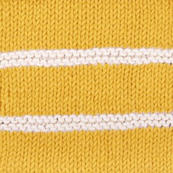 Yarn and Colors Striped Jumper Reversed Knitting Kit 1 S Sunflower