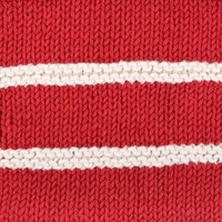 Yarn and Colors Striped Jumper Reversed Knitting Kit 2 S Cardinal
