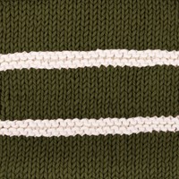 Yarn and Colors Striped Jumper Reversed Knitting Kit 4 M Khaki