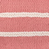 Yarn and Colors Striped Jumper Reversed Knitting Kit 7 S Old Pink