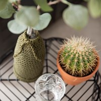 Home-Deco Bottle Cover Crochet Kit 3 Industrial