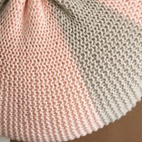 Yarn and Colors Candy Comfy Cushion Knitting Kit 043 Pearl / Birch-2