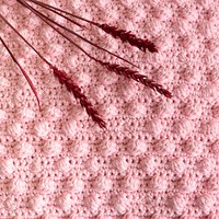 Yarn and Colors Bobbles Comfy Cushion Crochet Kit 046 Pastel Pink