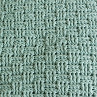 Yarn and Colors Basket Weave Comfy Cushion Crochet Kit 073 Jade Gravel-3
