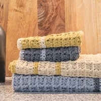 Yarn and Colors Be Gentle Kitchen Cloths 096 Shark Grey Crochet Kit