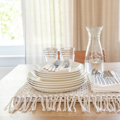 Crochet Pattern Yarn and Colors Be Gentle Table Runner