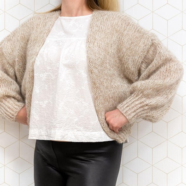 Knitting Pattern Yarn and Colors Cloud Cardigan Knit