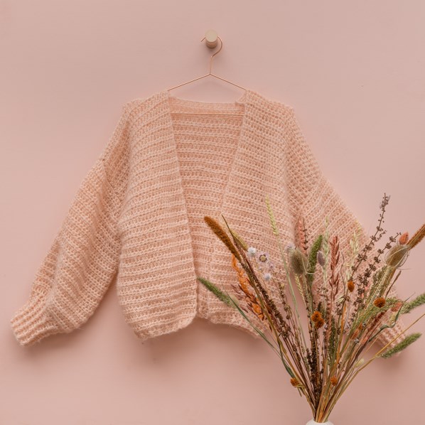 Colors Cloud Cardigan Crochet Kit 