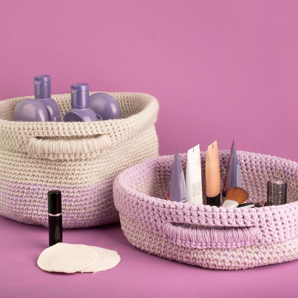 Crochet Pattern Yarn And Colors New Basic Basket Gentle Yarnplaza Com