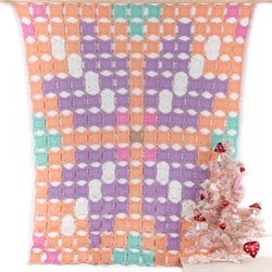 Yarn and Colors Colorful Christmas Wall Hanging Crochet Kit