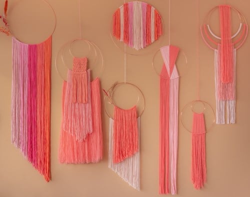 Macramé Pattern Yarn and Colors More Wall Hangings Pattern Bundle-3
